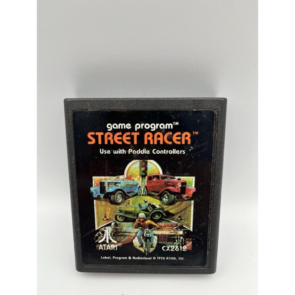 Street Racer (Atari 2600, 1977) Authentic Cartridge Only